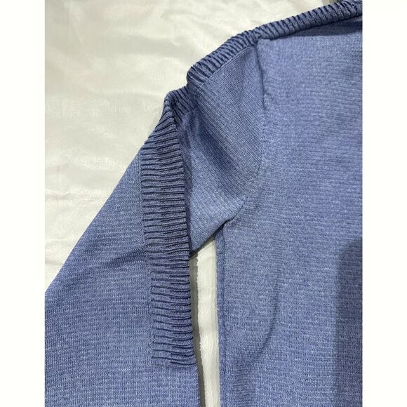 New Under Armour UA Intelliknit Run Funnel Pullover 1371576-767 Blue Women Small - Picture 4 of 15